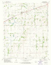 Download a high-resolution, GPS-compatible USGS topo map for Langdon, KS (1974 edition)