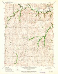 Download a high-resolution, GPS-compatible USGS topo map for Lasita, KS (1965 edition)