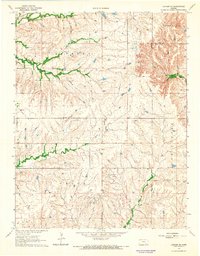 Download a high-resolution, GPS-compatible USGS topo map for Latham SE, KS (1965 edition)