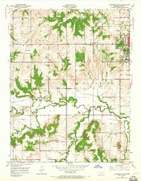 preview thumbnail of historical topo map of Douglas County, KS in 1950
