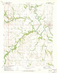 Download a high-resolution, GPS-compatible USGS topo map for Le Roy, KS (1973 edition)