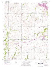 Download a high-resolution, GPS-compatible USGS topo map for Lebo NW, KS (1976 edition)