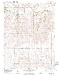 Download a high-resolution, GPS-compatible USGS topo map for Lenora East, KS (1979 edition)