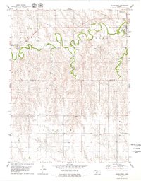 Download a high-resolution, GPS-compatible USGS topo map for Lenora West, KS (1979 edition)