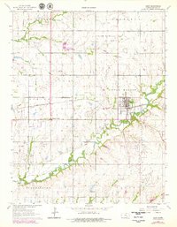 Download a high-resolution, GPS-compatible USGS topo map for Leon, KS (1979 edition)