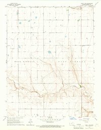 Download a high-resolution, GPS-compatible USGS topo map for Leoti 3 NE, KS (1967 edition)