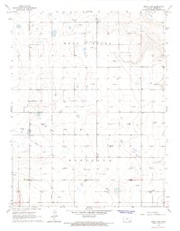Download a high-resolution, GPS-compatible USGS topo map for Leoti 3 SW, KS (1967 edition)