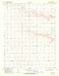 Download a high-resolution, GPS-compatible USGS topo map for Leoti SW, KS (1972 edition)