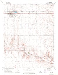Download a high-resolution, GPS-compatible USGS topo map for Leoti, KS (1972 edition)
