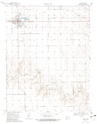 Download a high-resolution, GPS-compatible USGS topo map for Leoti, KS (1982 edition)