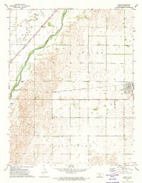 Download a high-resolution, GPS-compatible USGS topo map for Lewis, KS (1974 edition)