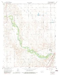 Download a high-resolution, GPS-compatible USGS topo map for Liberal NE, KS (1983 edition)