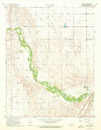 Download a high-resolution, GPS-compatible USGS topo map for Liberal NE, KS (1973 edition)