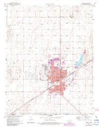 Download a high-resolution, GPS-compatible USGS topo map for Liberal, KS (1983 edition)