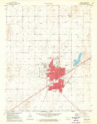 Download a high-resolution, GPS-compatible USGS topo map for Liberal, KS (1973 edition)