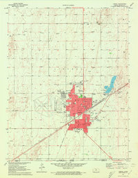 Download a high-resolution, GPS-compatible USGS topo map for Liberal, KS (1971 edition)