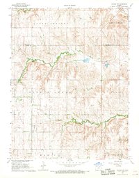 Download a high-resolution, GPS-compatible USGS topo map for Lincoln NW, KS (1969 edition)