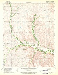 Download a high-resolution, GPS-compatible USGS topo map for Lincolnville NE, KS (1972 edition)
