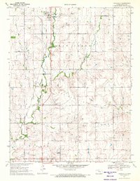 Download a high-resolution, GPS-compatible USGS topo map for Lincolnville, KS (1972 edition)