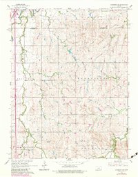 Download a high-resolution, GPS-compatible USGS topo map for Lindsborg SE, KS (1983 edition)