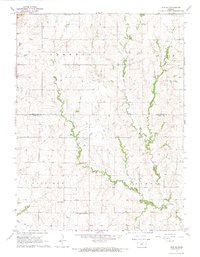 Download a high-resolution, GPS-compatible USGS topo map for Linn SE, KS (1969 edition)