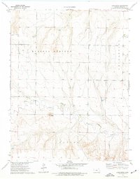 Download a high-resolution, GPS-compatible USGS topo map for Lone Butte, KS (1977 edition)
