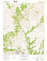Download a high-resolution, GPS-compatible USGS topo map for Longton, KS (1979 edition)