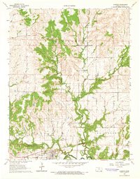 Download a high-resolution, GPS-compatible USGS topo map for Longton, KS (1965 edition)