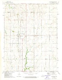 Download a high-resolution, GPS-compatible USGS topo map for Lost Springs, KS (1974 edition)