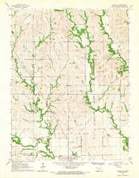 Download a high-resolution, GPS-compatible USGS topo map for Louisville, KS (1965 edition)