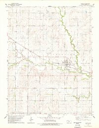 Download a high-resolution, GPS-compatible USGS topo map for Lucas, KS (1979 edition)