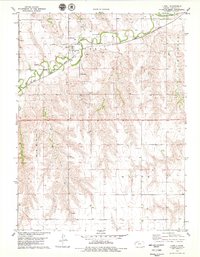 Download a high-resolution, GPS-compatible USGS topo map for Ludell, KS (1979 edition)