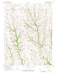 Download a high-resolution, GPS-compatible USGS topo map for Mahaska, KS (1967 edition)