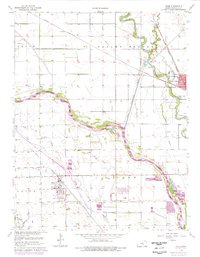 Download a high-resolution, GPS-compatible USGS topo map for Maize, KS (1976 edition)