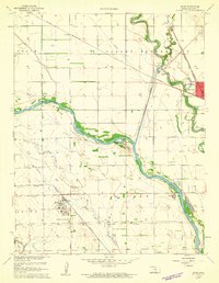 Download a high-resolution, GPS-compatible USGS topo map for Maize, KS (1961 edition)