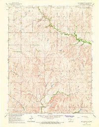 Download a high-resolution, GPS-compatible USGS topo map for Manchester NW, KS (1966 edition)