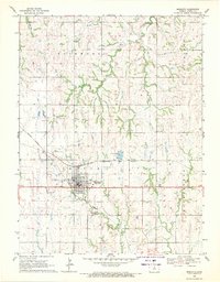 preview thumbnail of historical topo map of Mankato, KS in 1969