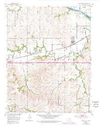Download a high-resolution, GPS-compatible USGS topo map for Maple Hill, KS (1978 edition)