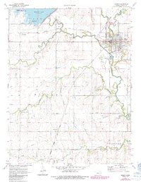 Download a high-resolution, GPS-compatible USGS topo map for Marion, KS (1985 edition)
