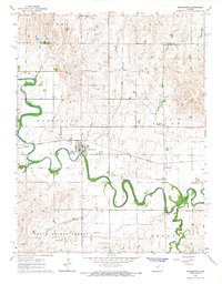 Download a high-resolution, GPS-compatible USGS topo map for Marquette, KS (1965 edition)