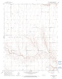 preview thumbnail of historical topo map of Kearny County, KS in 1965