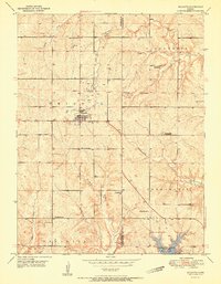 Download a high-resolution, GPS-compatible USGS topo map for Mc Louth, KS (1951 edition)
