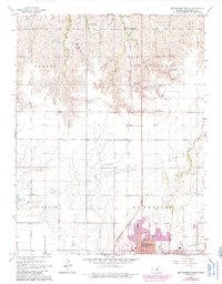 Download a high-resolution, GPS-compatible USGS topo map for Mc Pherson North, KS (1985 edition)