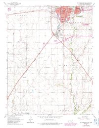 Download a high-resolution, GPS-compatible USGS topo map for Mc Pherson South, KS (1985 edition)
