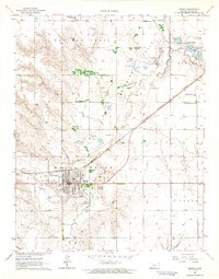 Download a high-resolution, GPS-compatible USGS topo map for Meade, KS (1964 edition)