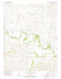 Download a high-resolution, GPS-compatible USGS topo map for Medicine Lodge SW, KS (1975 edition)