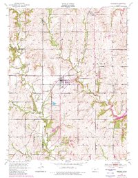 Download a high-resolution, GPS-compatible USGS topo map for Meriden, KS (1982 edition)