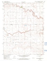 Download a high-resolution, GPS-compatible USGS topo map for Middle Ladder Creek West, KS (1993 edition)