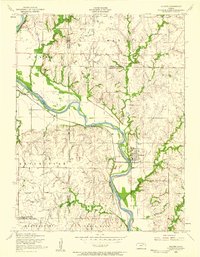Download a high-resolution, GPS-compatible USGS topo map for Milford, KS (1958 edition)
