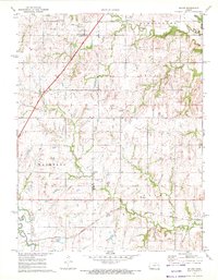 Download a high-resolution, GPS-compatible USGS topo map for Miller, KS (1972 edition)